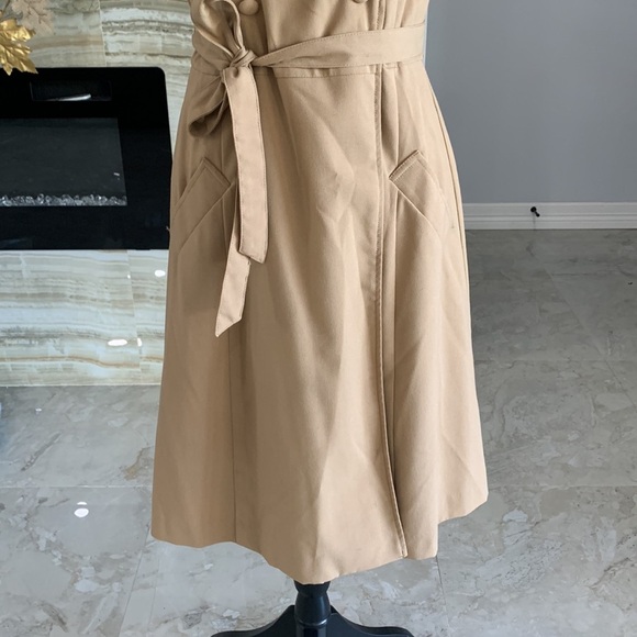 Women’s Sandra Darren Tan Dress Size 8 - Picture 4 of 16